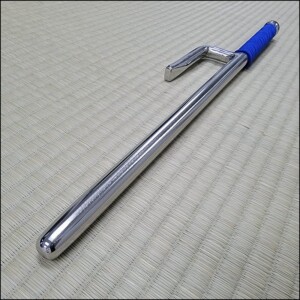 Jutte 6 - Stainless steel polished finish with blue cord