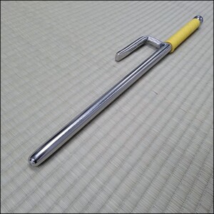 Jutte 6 - Stainless steel polished finish with yellow cord