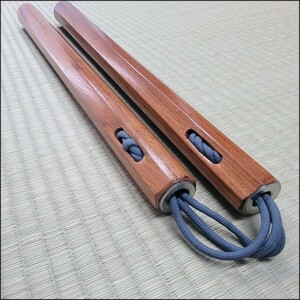 Nunchaku - Jatoba Grey Cord