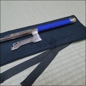 Jutte 3 - Stainless steel polished finish with blue cord