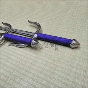 Sai 3 - Special Sai with polished finish and purple cord