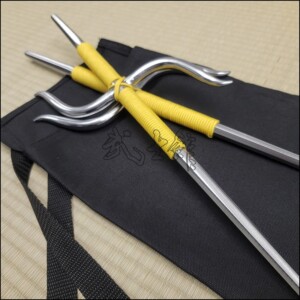 Manji Sai 1 - Stainless steel polished finish with yellow cord